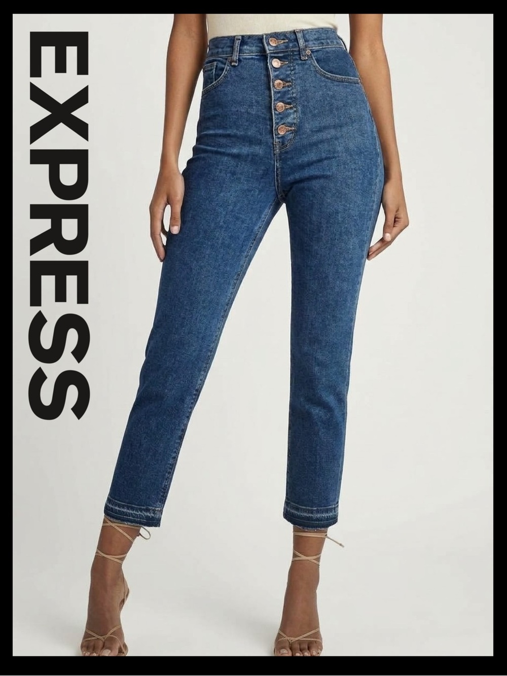 EXPRESS Super High Rise Mom Jean Size (12/R) NEW with Tags